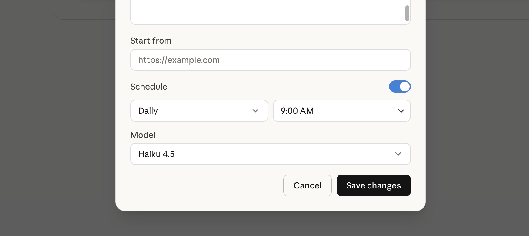 Claude in Chrome schedule automation shortcut