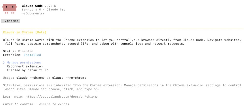 Claude Code and Claude in Chrome