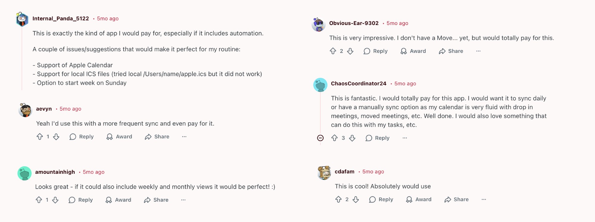 Launching an app and getting user feedback on the MVP