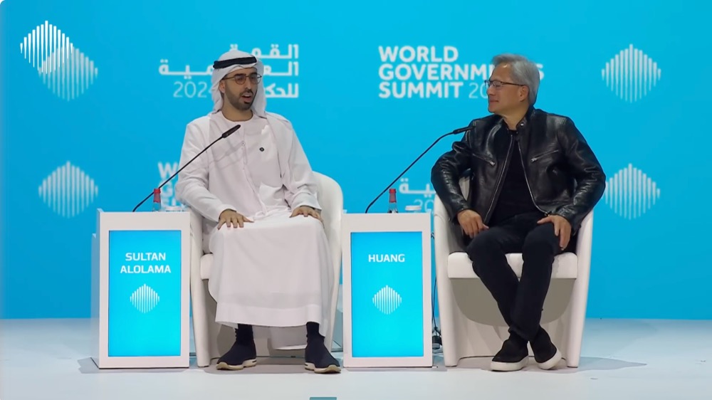 Jensen Huang at the World Government Summit