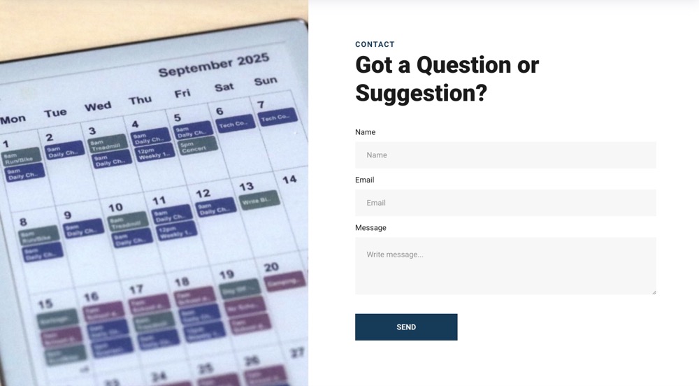 Setting up email for an app launch
