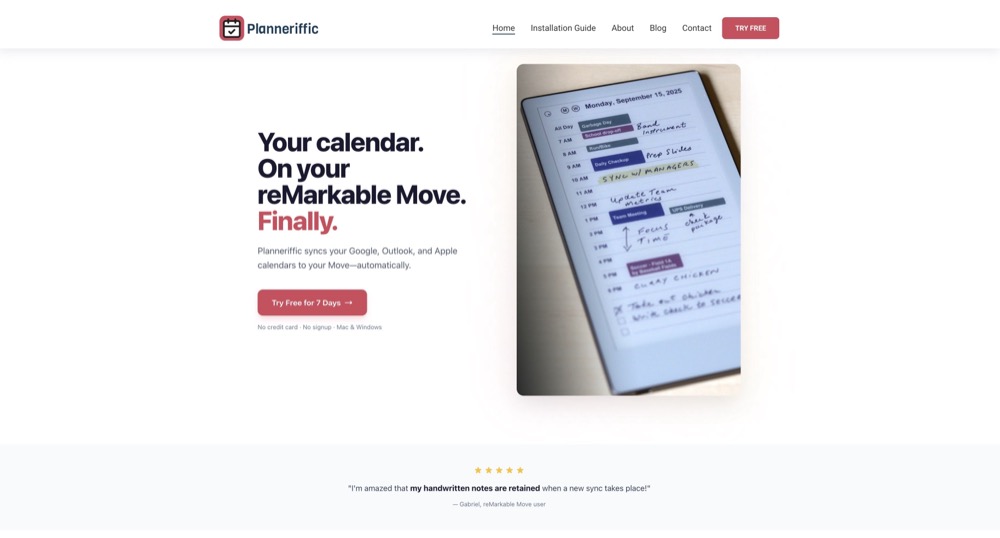 Building a landing page for an app launch