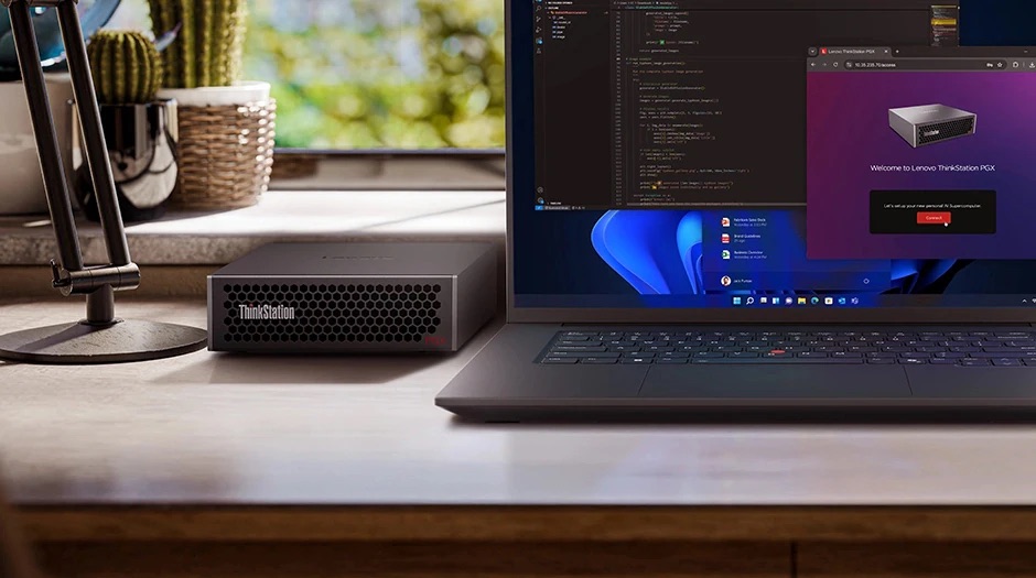 Lenovo PGX Thinkstation running a local LLM