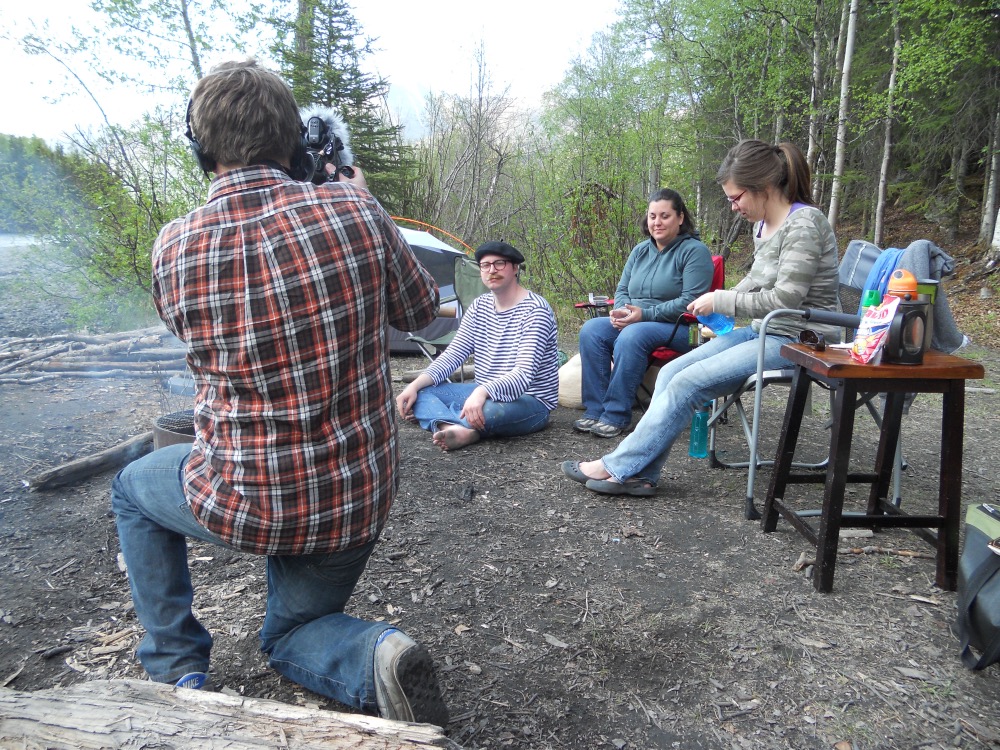 The Stranger video shoot