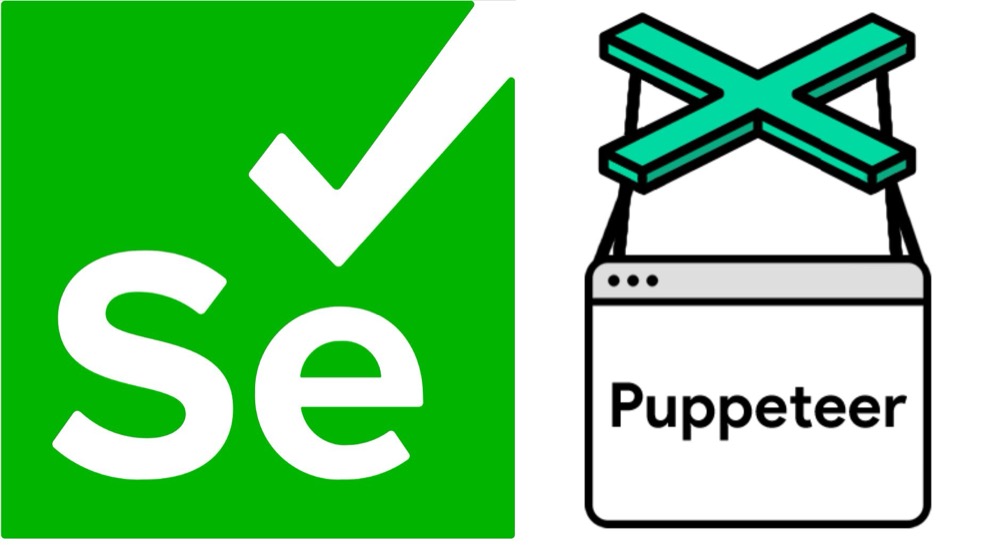 Selenium and Puppeteer browser automation tools