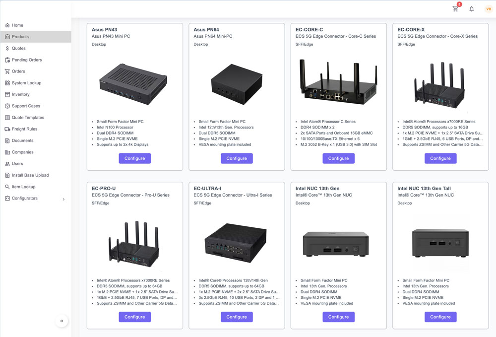 enterprise software product configurator